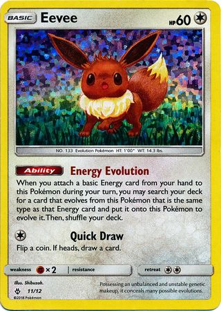 Eevee (11/12) [McDonald's Promos: 2018 Collection] | Game Haven TX