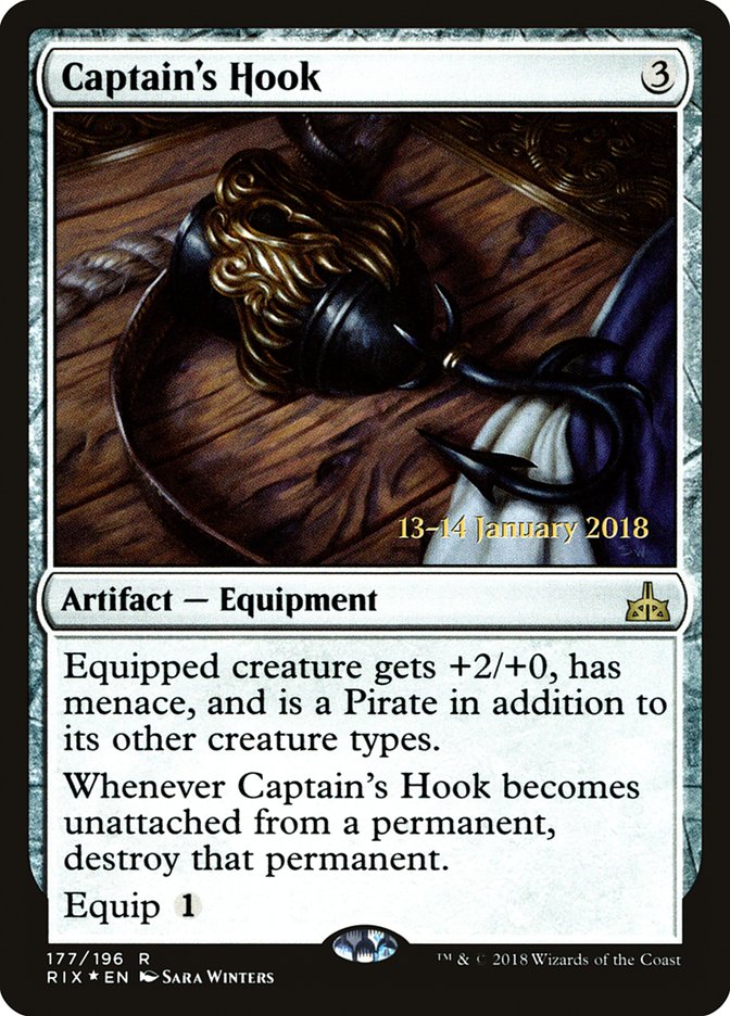 Captain's Hook [Rivals of Ixalan Promos] | Game Haven TX