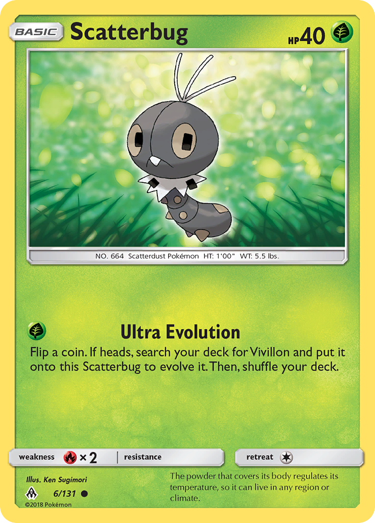 Scatterbug (6/131) [Sun & Moon: Forbidden Light] | Game Haven TX