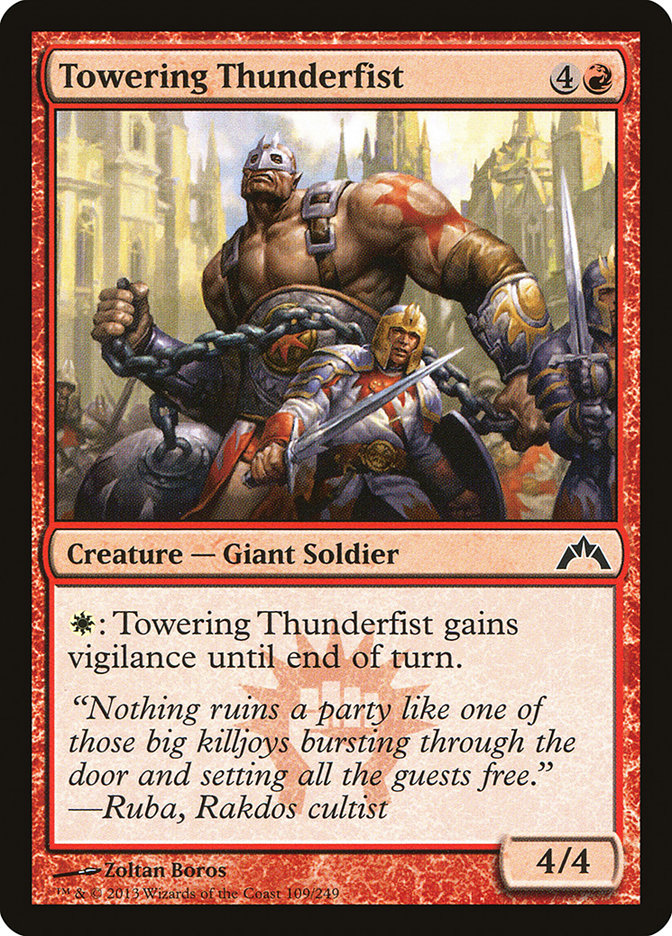 Towering Thunderfist [Gatecrash] | Game Haven TX