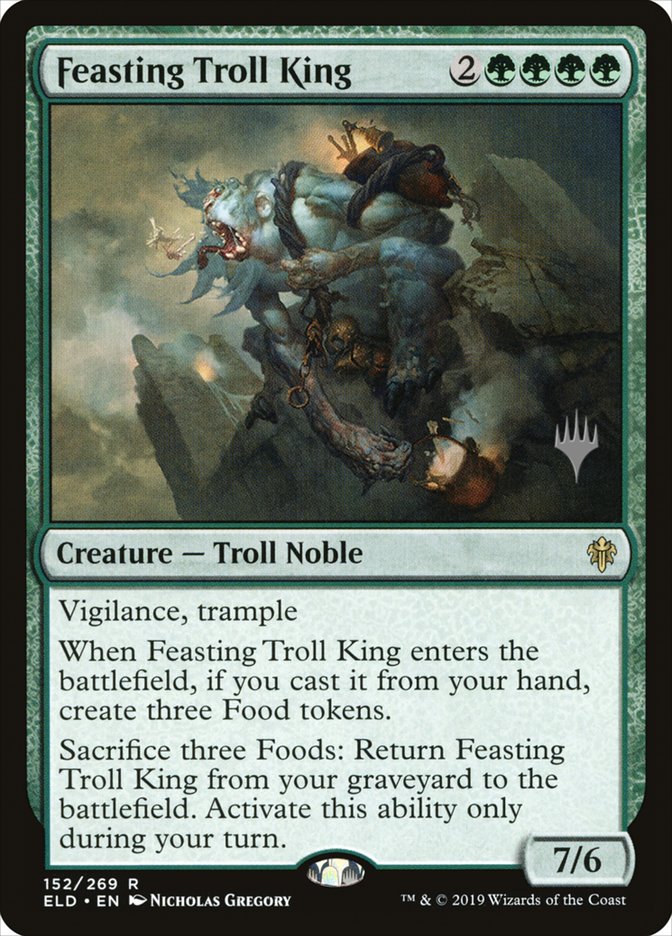 Feasting Troll King (Promo Pack) [Throne of Eldraine Promos] | Game Haven TX
