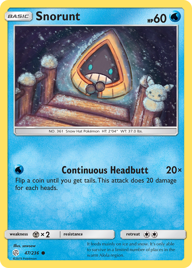 Snorunt (47/236) [Sun & Moon: Cosmic Eclipse] | Game Haven TX