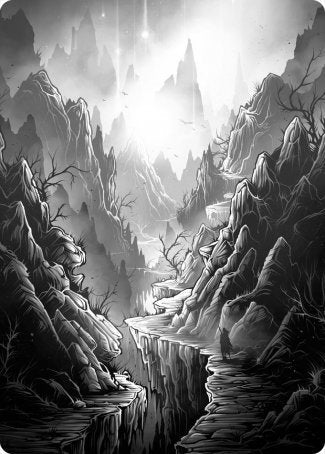 Mountain Art Card [Innistrad: Midnight Hunt Art Series] | Game Haven TX