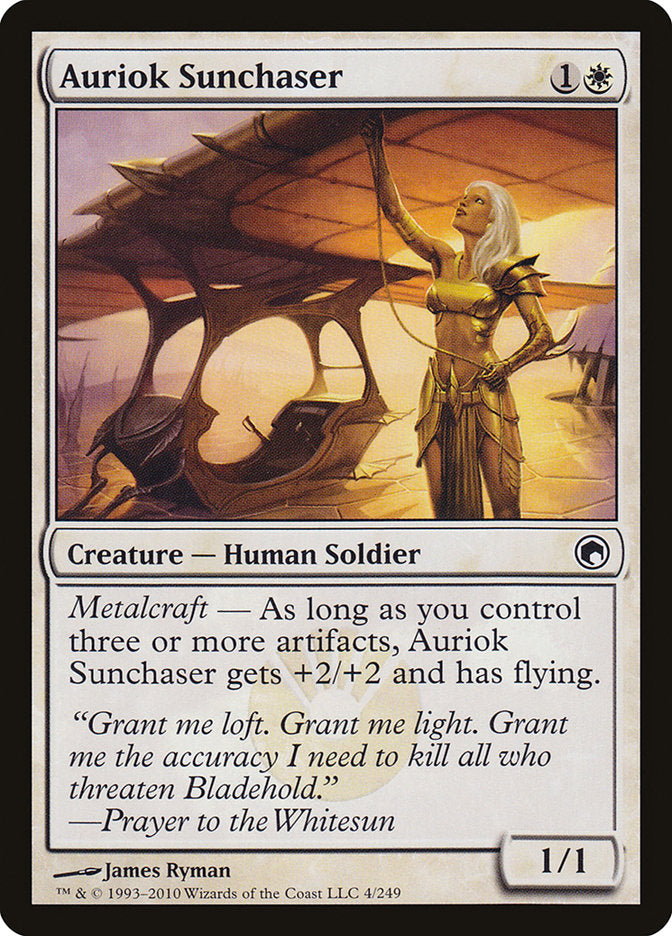 Auriok Sunchaser [Scars of Mirrodin] | Game Haven TX