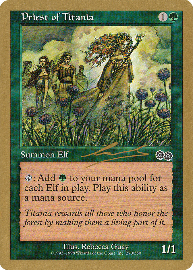 Priest of Titania (Nicolas Labarre) [World Championship Decks 2000] | Game Haven TX