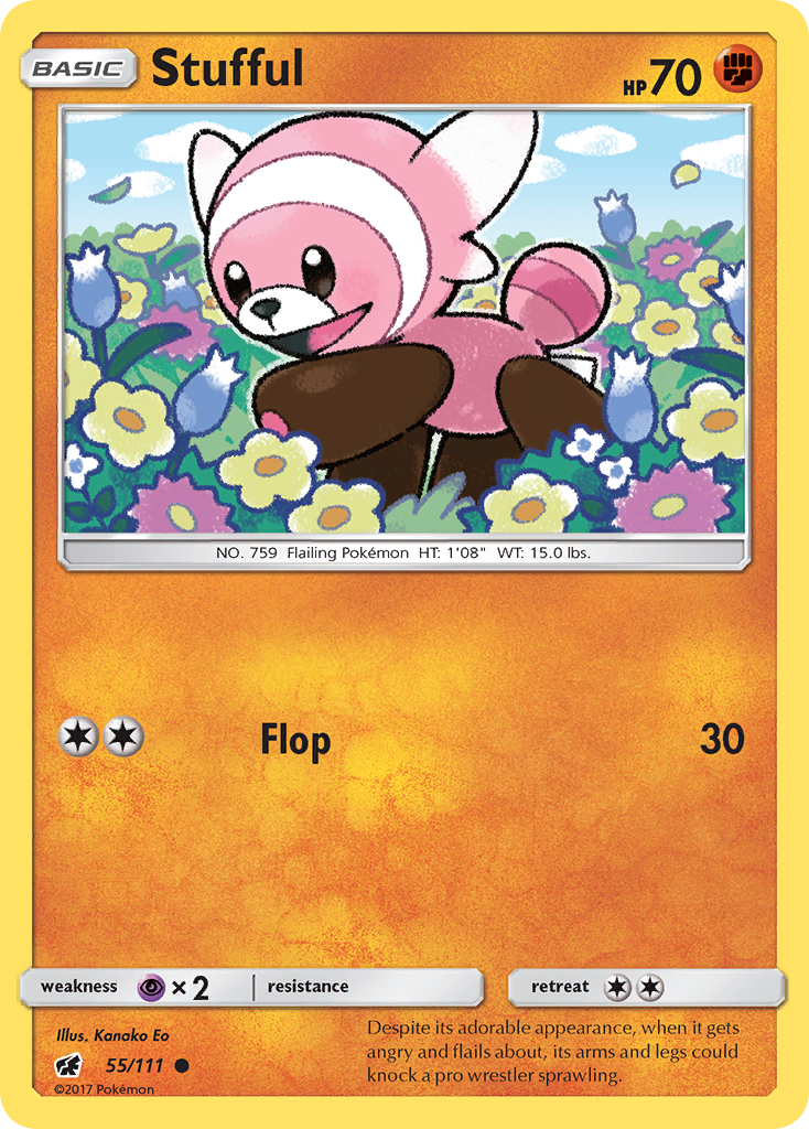 Stufful (55/111) [Sun & Moon: Crimson Invasion] | Game Haven TX
