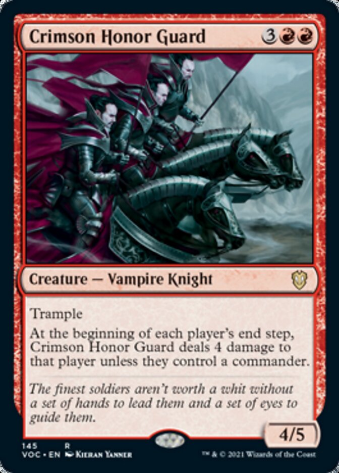 Crimson Honor Guard [Innistrad: Crimson Vow Commander] | Game Haven TX