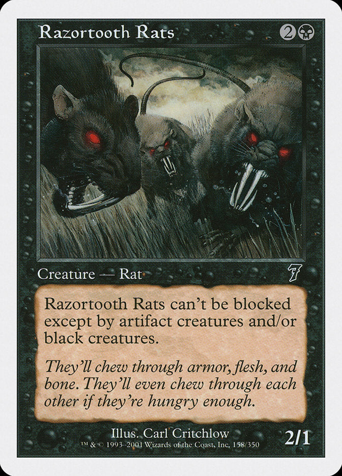 Razortooth Rats [Seventh Edition] | Game Haven TX