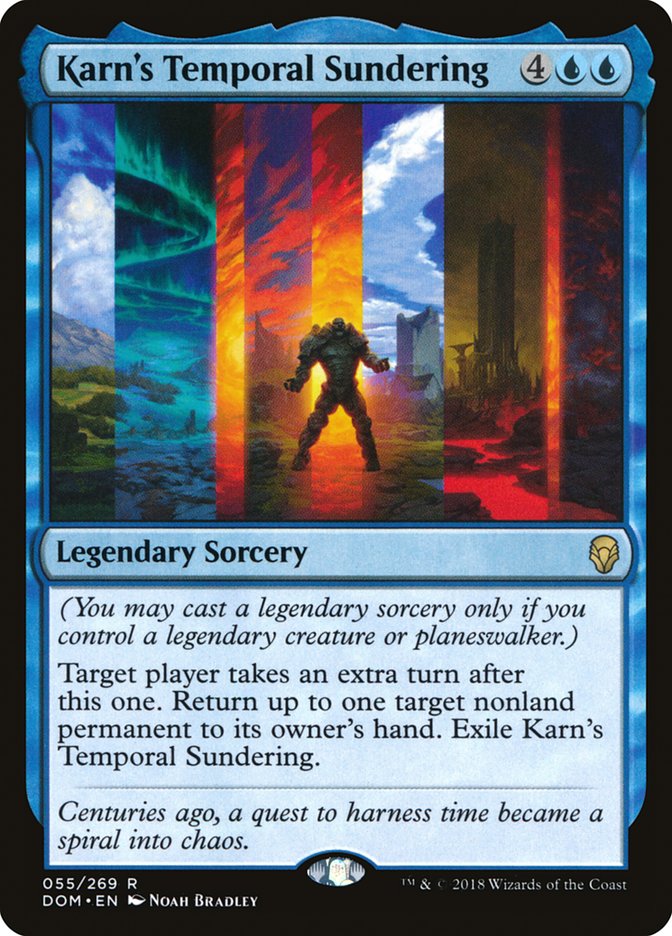 Karn's Temporal Sundering [Dominaria] | Game Haven TX