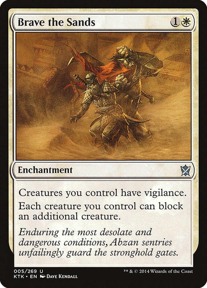 Brave the Sands [Khans of Tarkir] | Game Haven TX