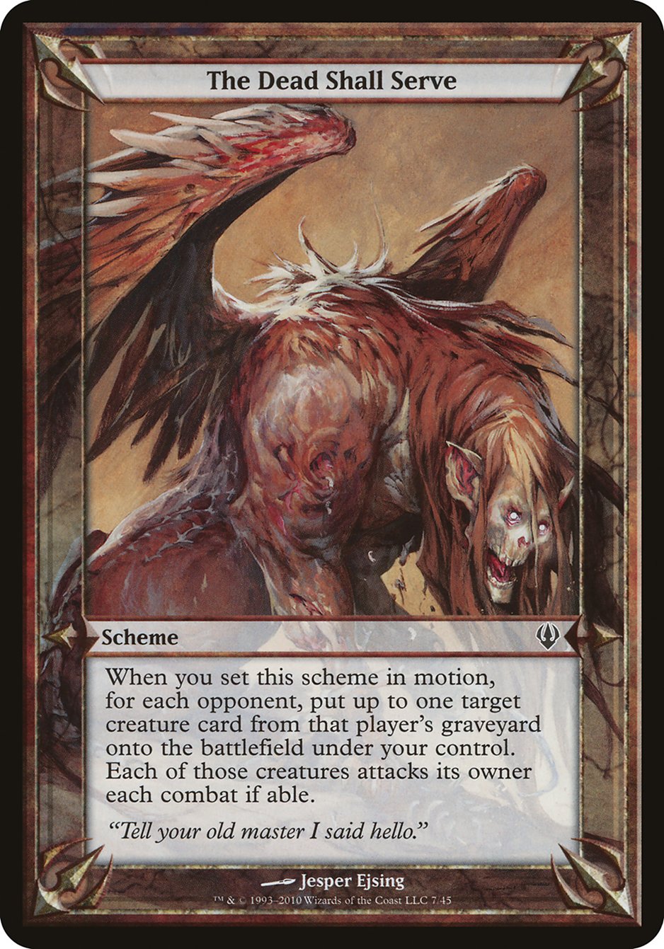 The Dead Shall Serve [Archenemy Schemes] | Game Haven TX