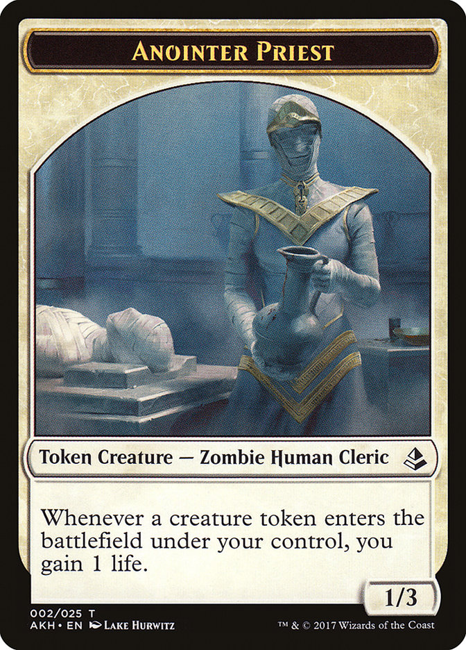 Anointer Priest Token [Amonkhet Tokens] | Game Haven TX