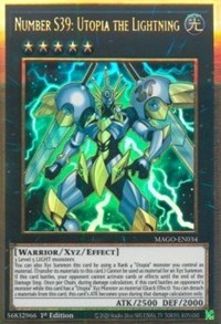 Number S39: Utopia the Lightning [MAGO-EN034] Gold Rare | Game Haven TX