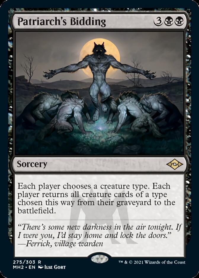 Patriarch's Bidding (Etched Foil) [Modern Horizons 2] | Game Haven TX