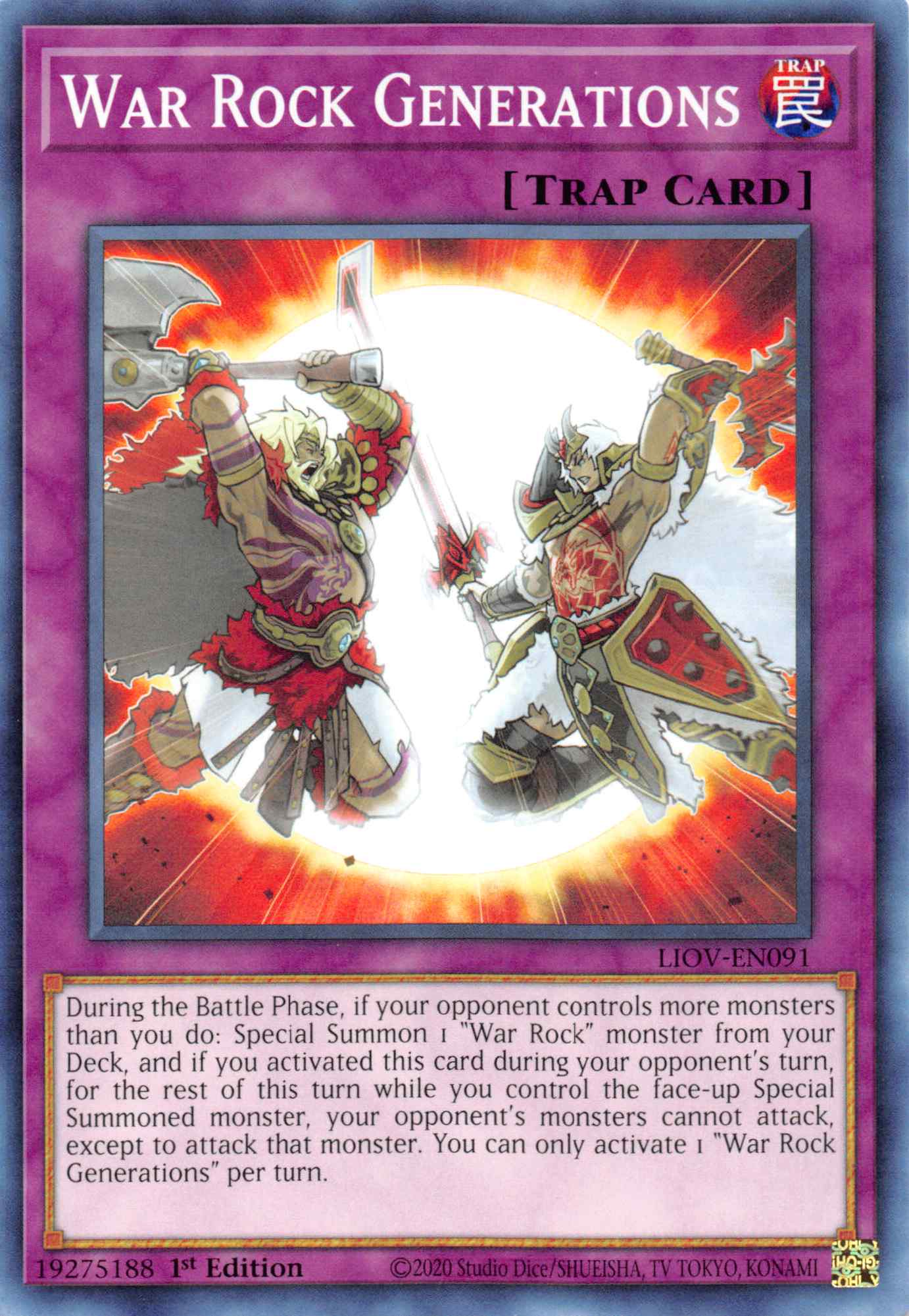 War Rock Generations [LIOV-EN091] Common | Game Haven TX