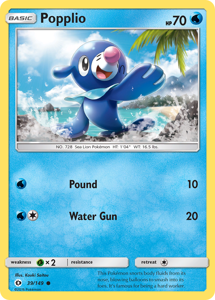 Popplio (39/149) [Sun & Moon: Base Set] | Game Haven TX