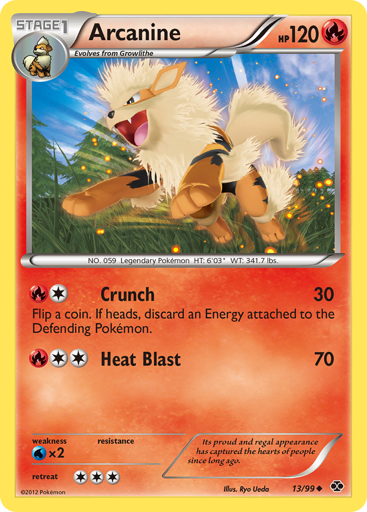 Arcanine (13/99) [Black & White: Next Destinies] | Game Haven TX