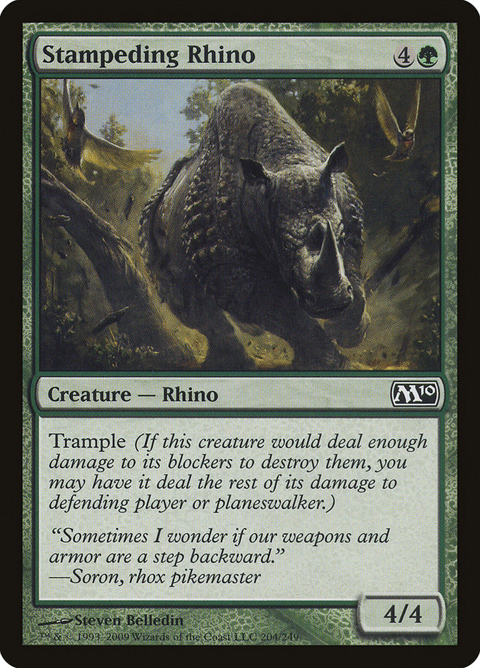 Stampeding Rhino [Magic 2010] | Game Haven TX