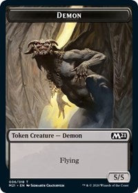 Demon // Soldier Double-sided Token [Core Set 2021 Tokens] | Game Haven TX
