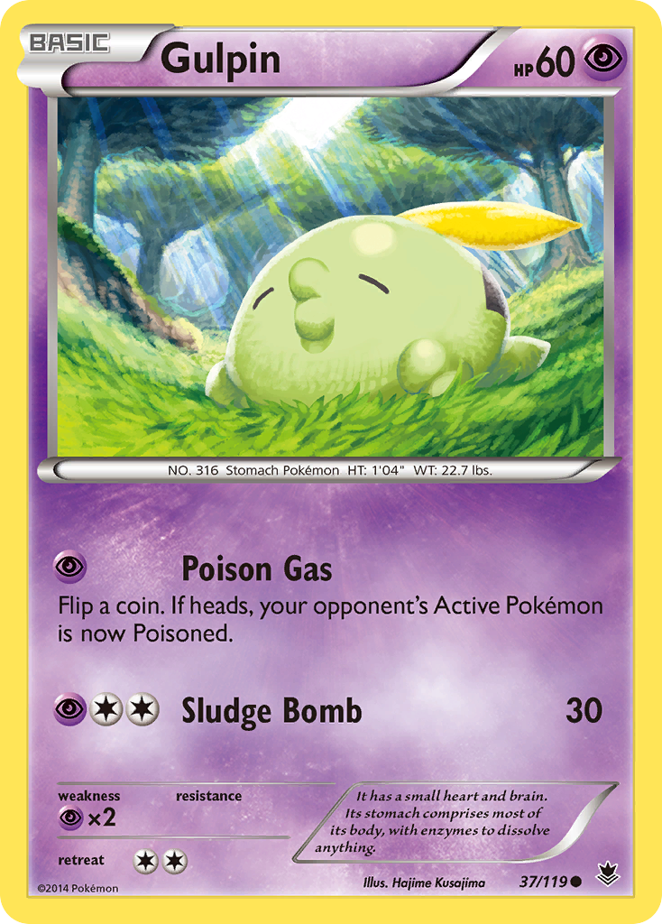Gulpin (37/119) [XY: Phantom Forces] | Game Haven TX