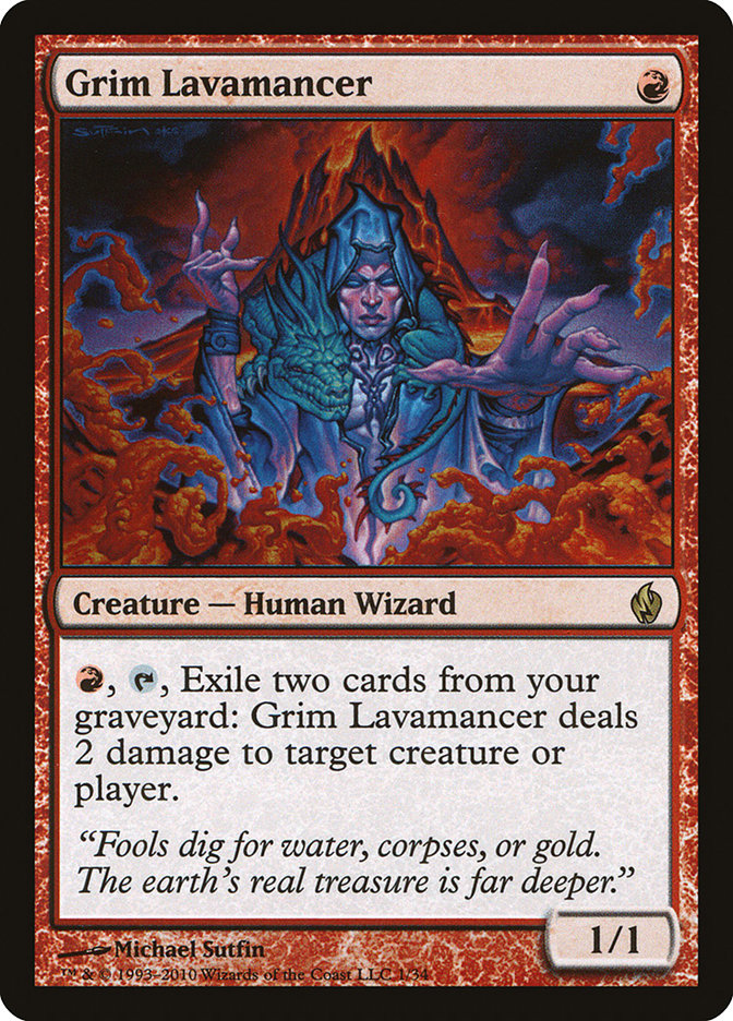 Grim Lavamancer [Premium Deck Series: Fire and Lightning] | Game Haven TX