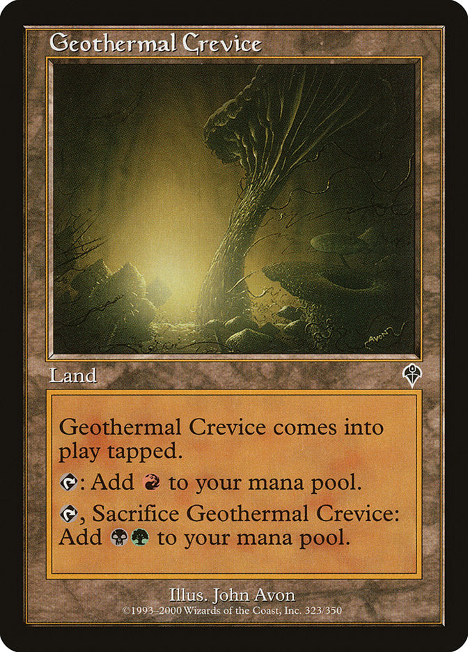 Geothermal Crevice [Invasion] | Game Haven TX