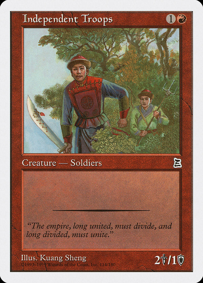 Independent Troops [Portal Three Kingdoms] | Game Haven TX