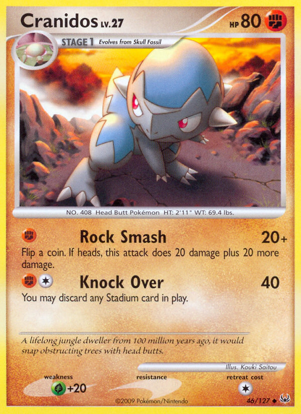 Cranidos (46/127) [Platinum: Base Set] | Game Haven TX
