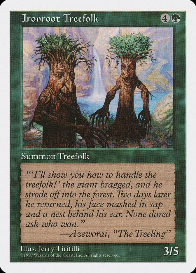 Ironroot Treefolk [Fifth Edition] | Game Haven TX
