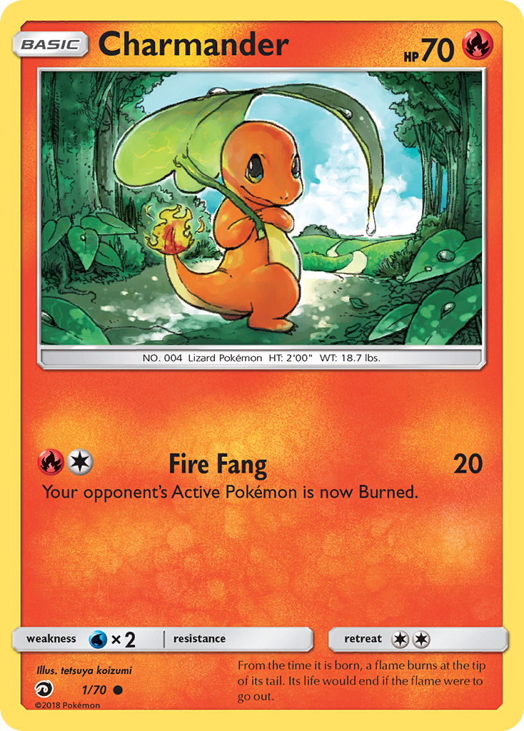 Charmander (1/70) [Sun & Moon: Dragon Majesty] | Game Haven TX