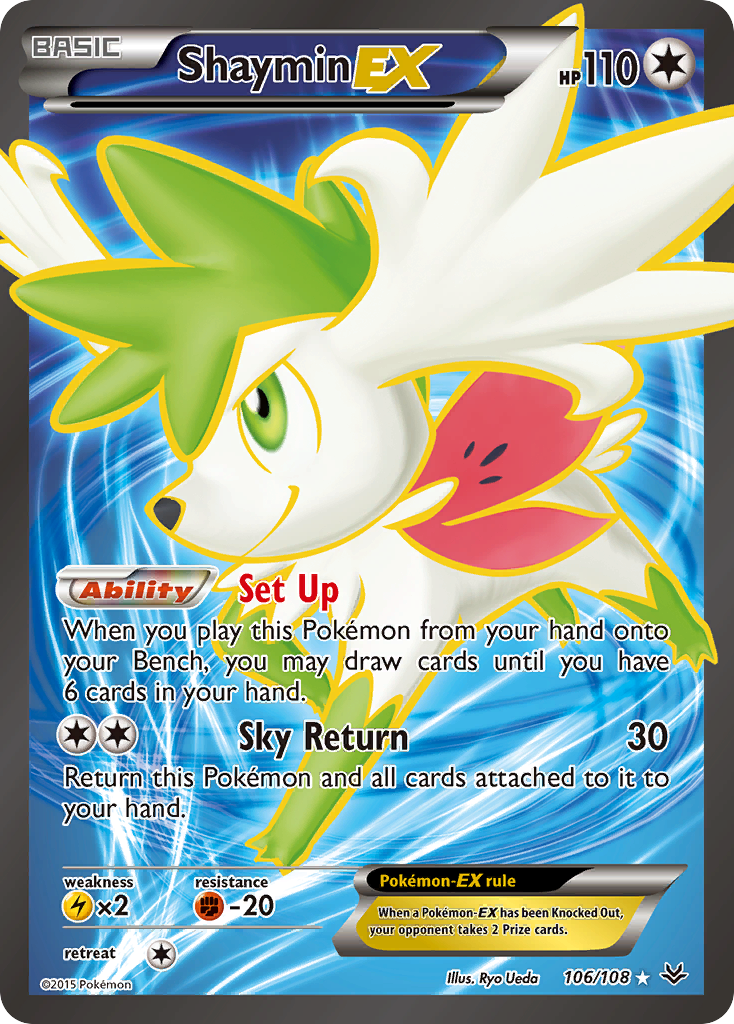 Shaymin EX (106/108) [XY: Roaring Skies] | Game Haven TX