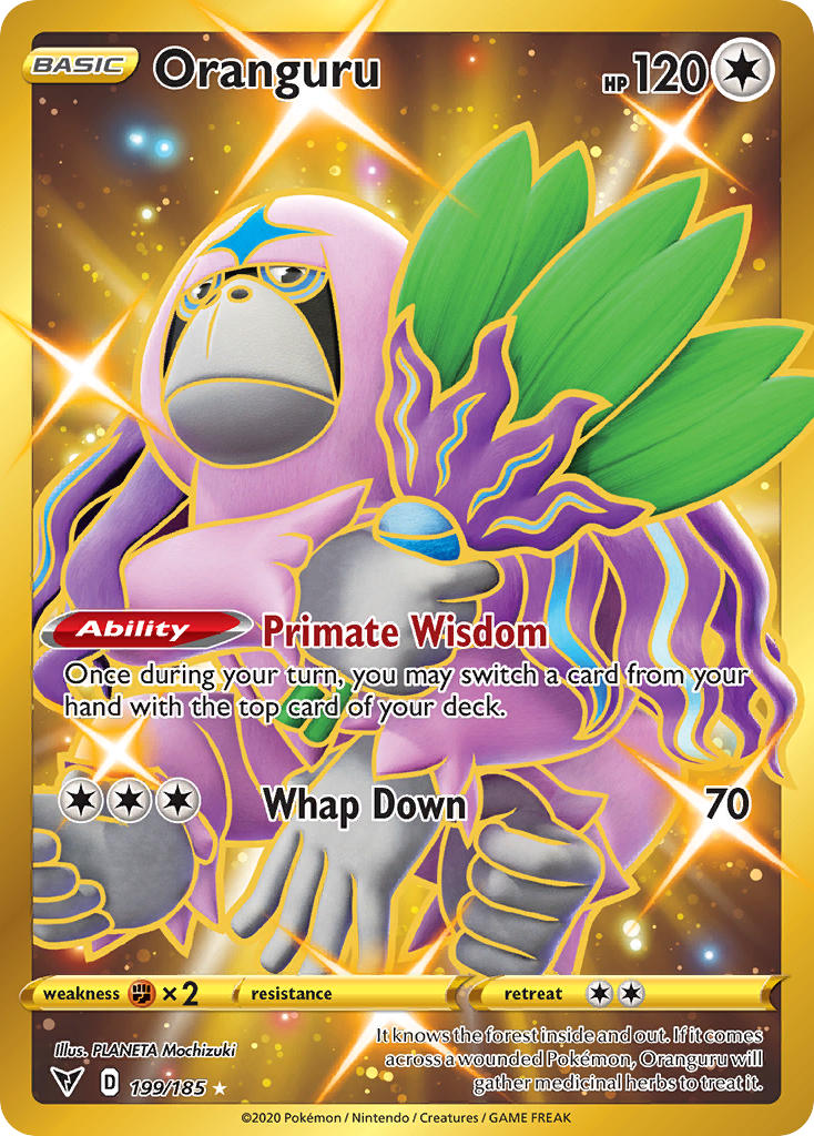 Oranguru (199/185) [Sword & Shield: Vivid Voltage] | Game Haven TX
