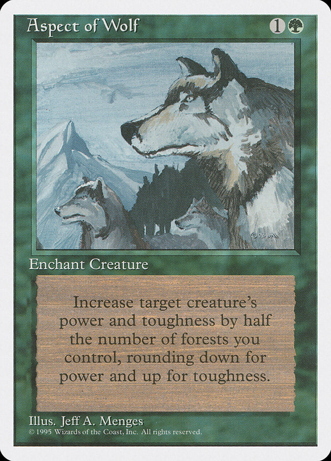 Aspect of Wolf [Fourth Edition] | Game Haven TX
