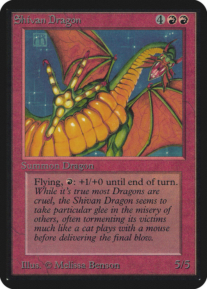 Shivan Dragon [Limited Edition Alpha] | Game Haven TX