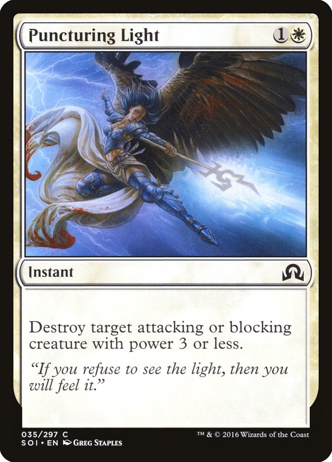 Puncturing Light [Shadows over Innistrad] | Game Haven TX