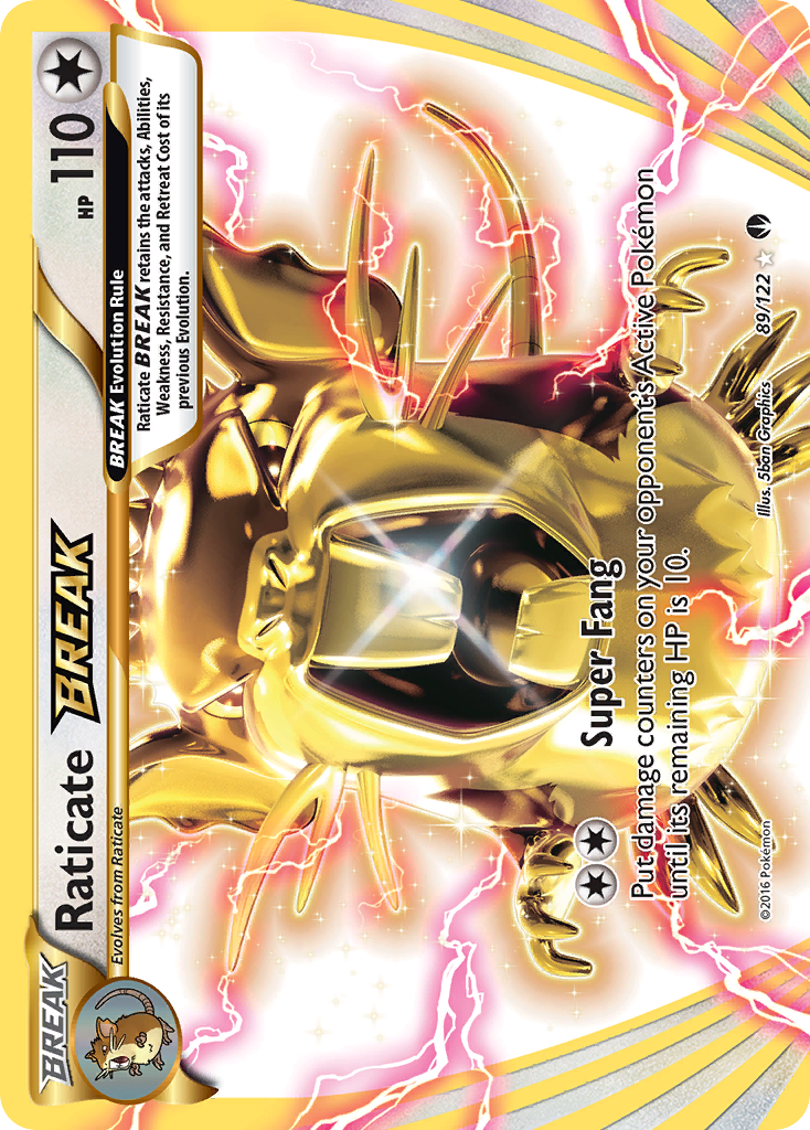 Raticate BREAK (89/122) [XY: BREAKpoint] | Game Haven TX