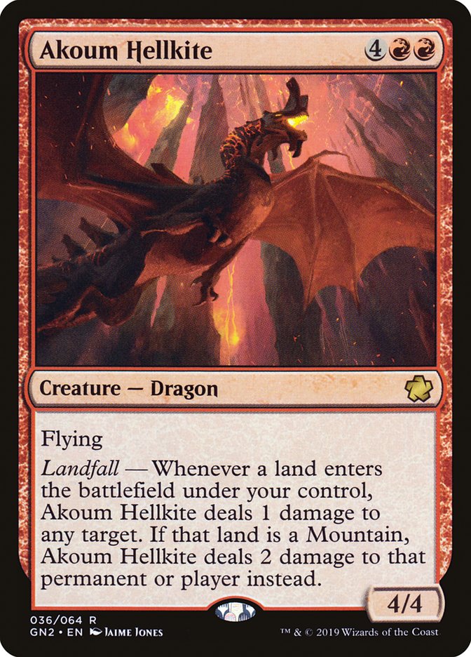 Akoum Hellkite [Game Night 2019] | Game Haven TX