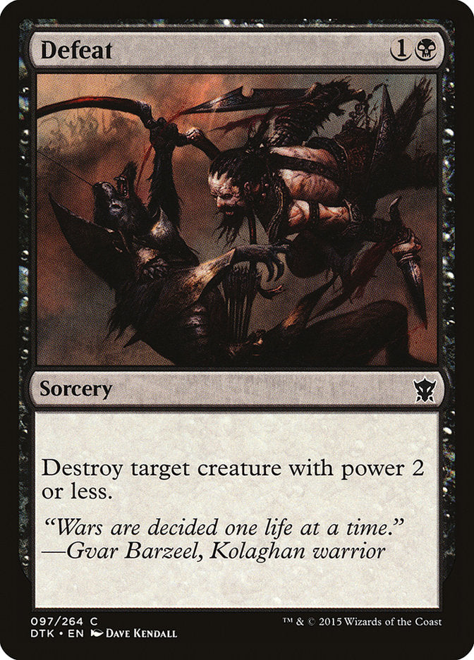Defeat [Dragons of Tarkir] | Game Haven TX