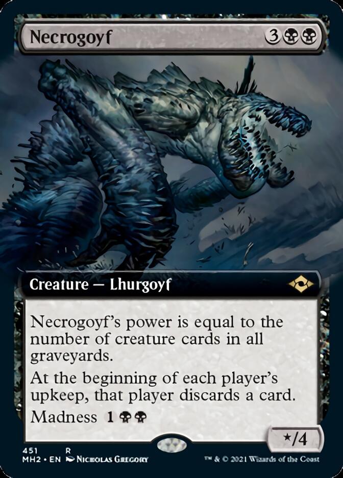 Necrogoyf (Extended) [Modern Horizons 2] | Game Haven TX