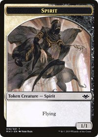 Spirit // Golem Double-Sided Token [Modern Horizons Tokens] | Game Haven TX