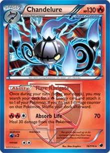 Chandelure (16/116) (Theme Deck Exclusive) [Black & White: Plasma Freeze] | Game Haven TX