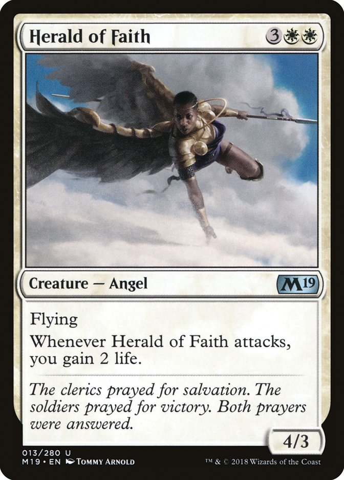 Herald of Faith [Core Set 2019] | Game Haven TX