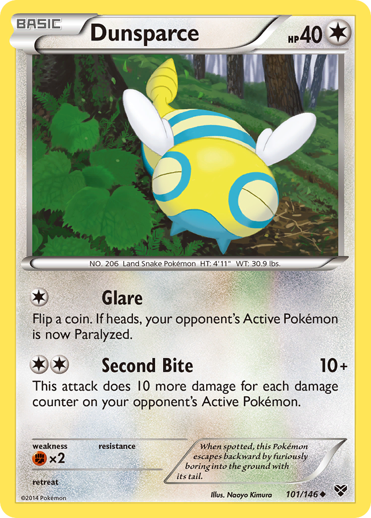 Dunsparce (101/146) [XY: Base Set] | Game Haven TX