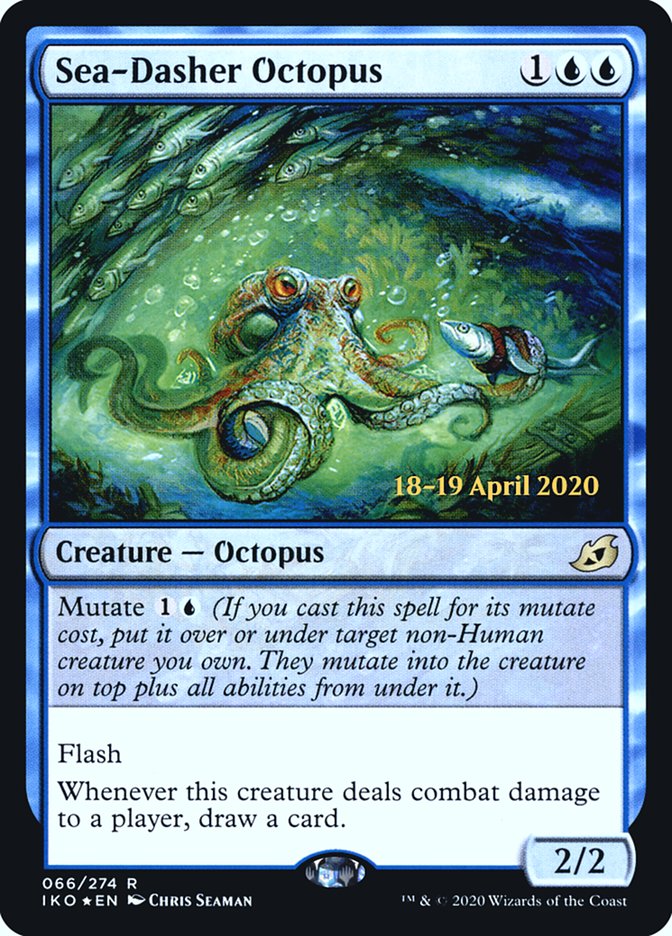 Sea-Dasher Octopus [Ikoria: Lair of Behemoths Promos] | Game Haven TX