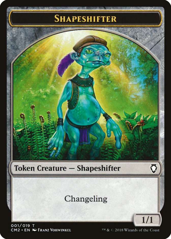 Shapeshifter Token [Commander Anthology Volume II Tokens] | Game Haven TX