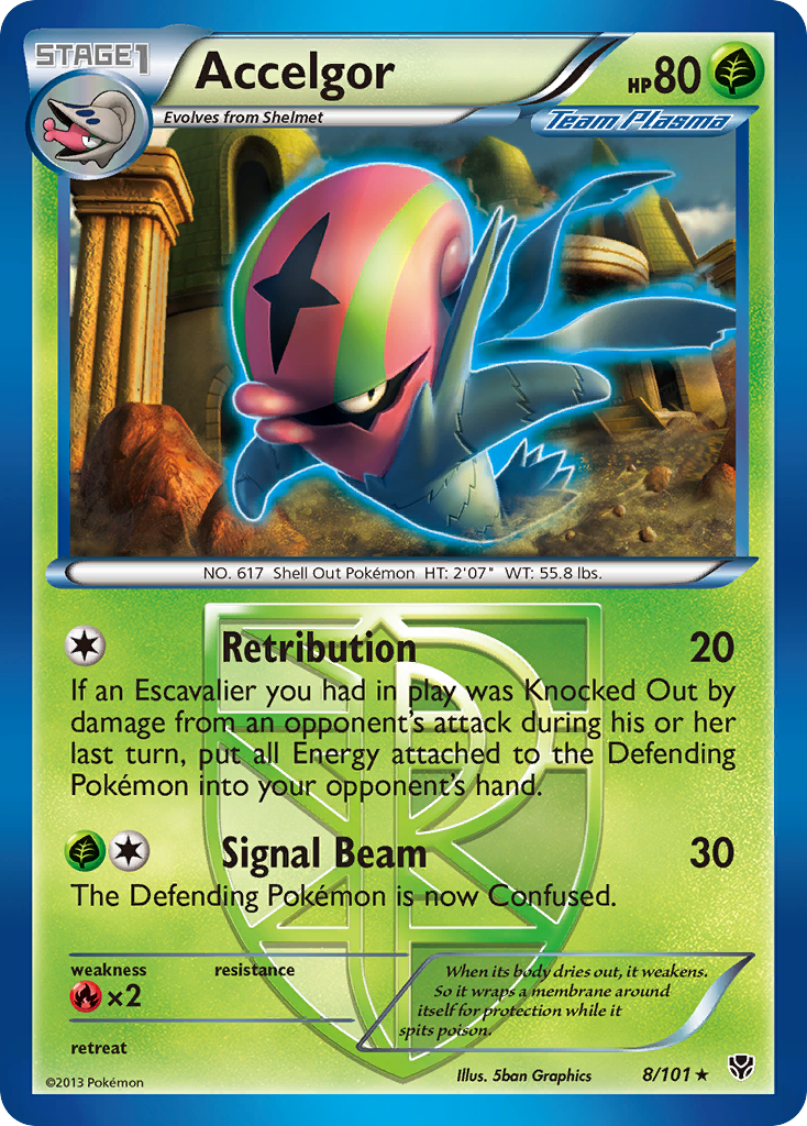 Accelgor (8/101) [Black & White: Plasma Blast] | Game Haven TX