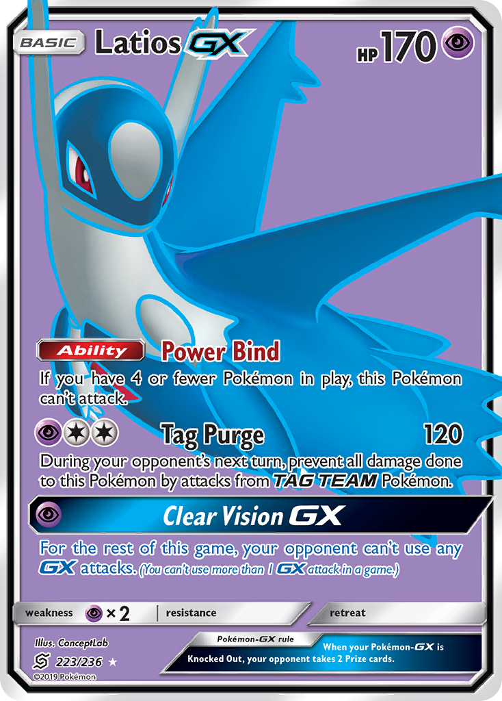 Latios GX (223/236) [Sun & Moon: Unified Minds] | Game Haven TX