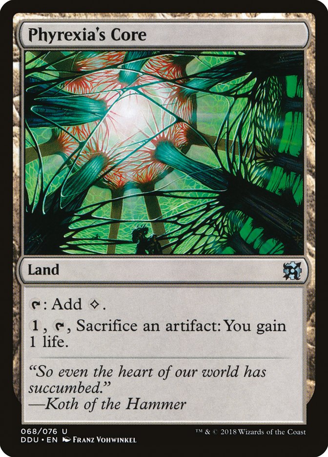 Phyrexia's Core [Duel Decks: Elves vs. Inventors] | Game Haven TX