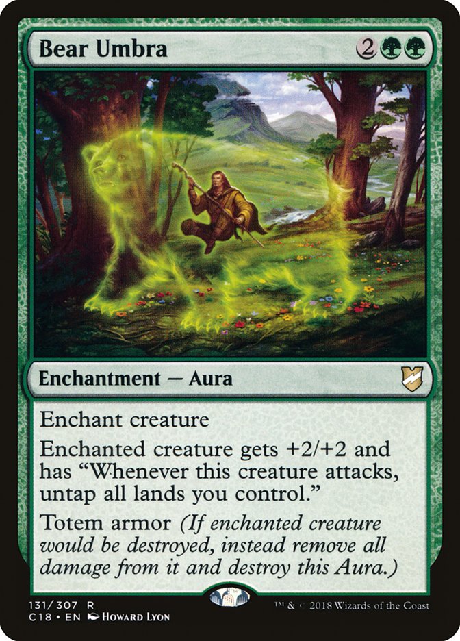 Bear Umbra [Commander 2018] | Game Haven TX