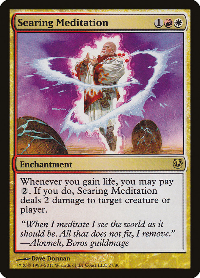 Searing Meditation [Duel Decks: Ajani vs. Nicol Bolas] | Game Haven TX